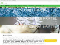 kulturforum-kriftel.de Webseite Vorschau