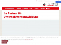 hummel-consulting.de Webseite Vorschau