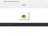 hummel-kunst.de Webseite Vorschau