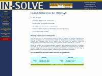 in-solve.de Webseite Vorschau