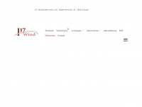 i17-wind.de Webseite Vorschau