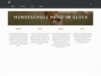 hund-im-glueck.de Webseite Vorschau