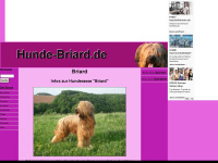 hunde-briard.de Webseite Vorschau