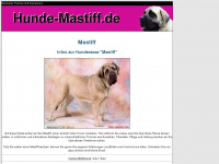 hunde-mastiff.de Webseite Vorschau