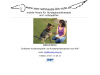 hunde-osteo.de Webseite Vorschau