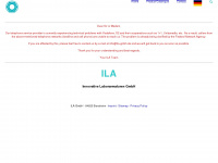 ila-gmbh.com Webseite Vorschau
