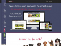 hunde-spiele.net Webseite Vorschau