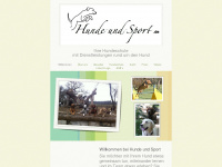hunde-und-sport.de Webseite Vorschau