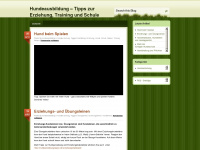 hundeausbildung.wordpress.com Webseite Vorschau