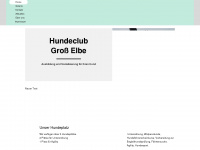 hundeclub-grosselbe.de Webseite Vorschau