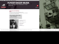 hundefaengermusik.de Webseite Vorschau
