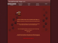 hundefreunde-hage.com Webseite Vorschau