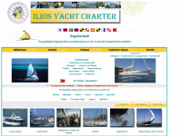 ilios-yachtcharter.com Webseite Vorschau