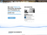 feralco.ch Webseite Vorschau