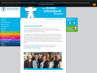 kinderschutzbund-wi.de Webseite Vorschau