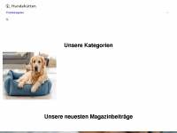 hundehuetten.net Webseite Vorschau