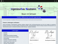 ib-neumann.de Webseite Vorschau