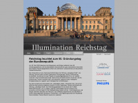illumination-reichstag.de Webseite Vorschau