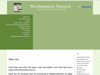 hundepension-domnick.de Webseite Vorschau