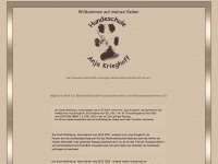hundeschule-krieghoff.de Webseite Vorschau