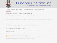 hundeschule-oberpleis.de Webseite Vorschau