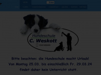 hundeschule-weskott.de Webseite Vorschau