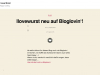 ilovewurst.de Webseite Vorschau