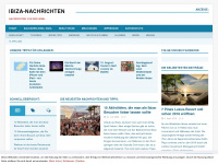 ibiza-nachrichten.de Webseite Vorschau