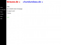 hundundsau.de Webseite Vorschau