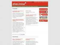 dielinke.at Webseite Vorschau