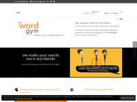 wordgym.com Webseite Vorschau