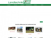 fink-landtechnik.de Webseite Vorschau