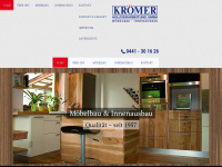tischlerei-kroemer.de Webseite Vorschau