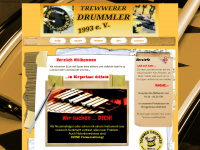treburer-trommler.de Webseite Vorschau