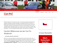 car-pro.eu Webseite Vorschau