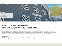 rotsteinpass.ch Webseite Vorschau