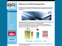 ibr-reinigungsmittel.de Webseite Vorschau