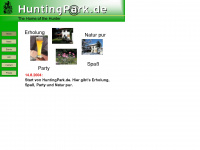 huntingpark.de Webseite Vorschau