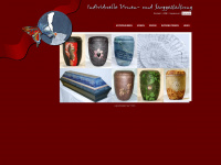 individuelle-urnen-und-saerge.de Webseite Vorschau