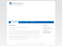 ibs-karlsruhe.de Webseite Vorschau