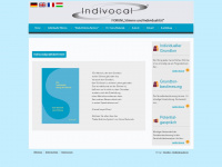 indivocal.com Webseite Vorschau