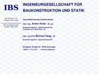 ibs-stuttgart.de Webseite Vorschau