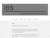 ibsaehring.de Webseite Vorschau