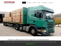 huppmann-holz.de Webseite Vorschau