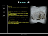huskyzone.de Webseite Vorschau