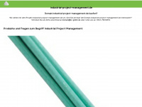 industrial-project-management.de Webseite Vorschau