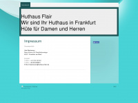 huthaus-flair.de Webseite Vorschau