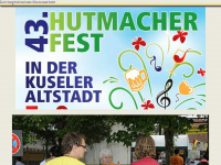hutmacherfest.de Webseite Vorschau
