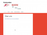hutmoden-keim.de Webseite Vorschau