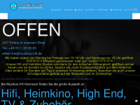 musikus-hifi.de Webseite Vorschau